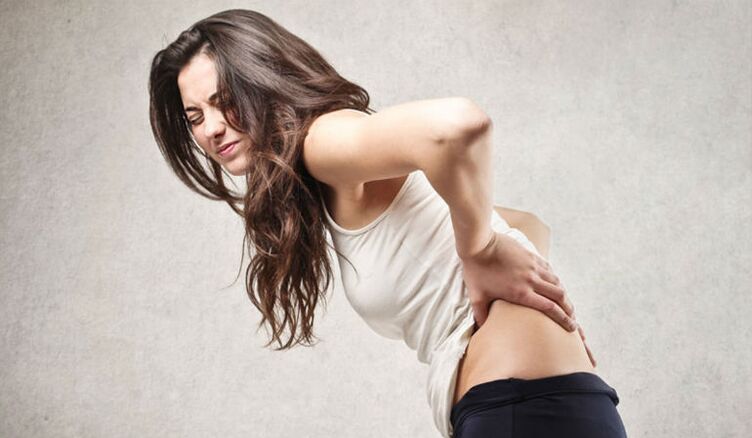 Rückenschmerzen in der Osteochondrose